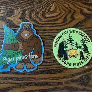 Sugar Pines Sasquatch Stickers